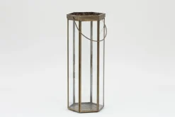 Porte Bougie, Chauffe-Plats Et Photophores|Porte Bougie, Chauffe-Plats Et Photophores<Flamant NESSINO, photophore, fer et verre, S Transparent