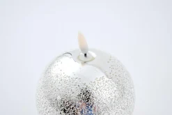Bougies|Décoration<Flamant NORELL, bougie leds, , M Argent