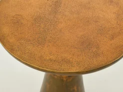 Tables D’Appoint & Consoles|Tables D’Appoint & Consoles<Flamant NOUD, bout de canapé, métal, ronde Or