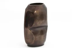 Pots Et Vases|Décoration<Flamant ORIENTAL, vase, métal, modèle 1, L Brun