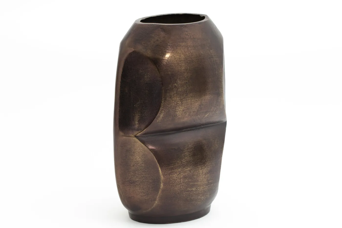 Pots Et Vases|Décoration<Flamant ORIENTAL, vase, métal, modèle 1, L Brun