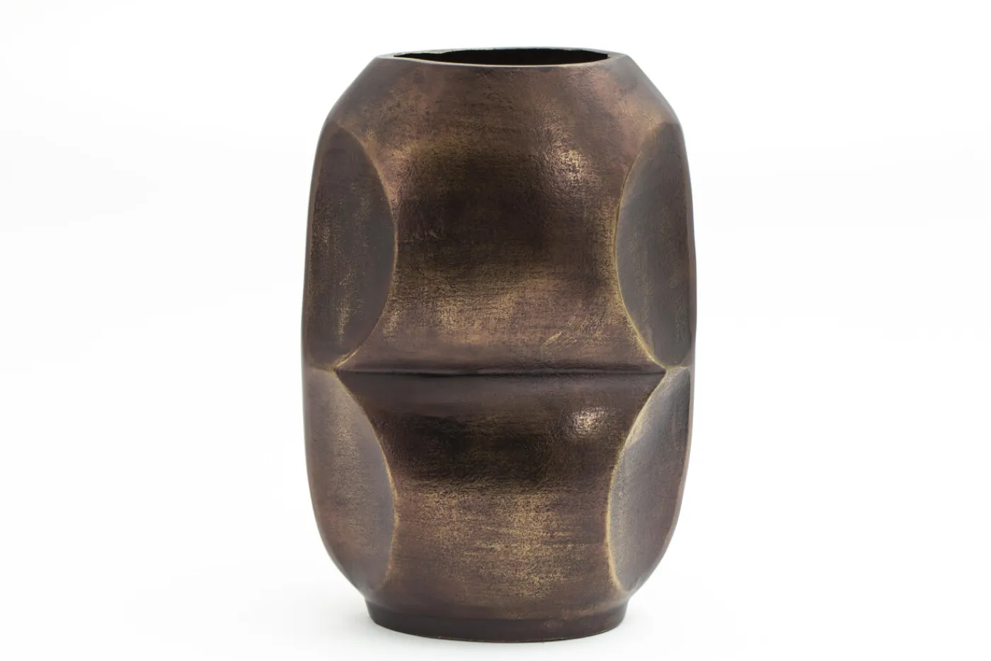 Pots Et Vases|Décoration<Flamant ORIENTAL, vase, métal, modèle 1, L Brun