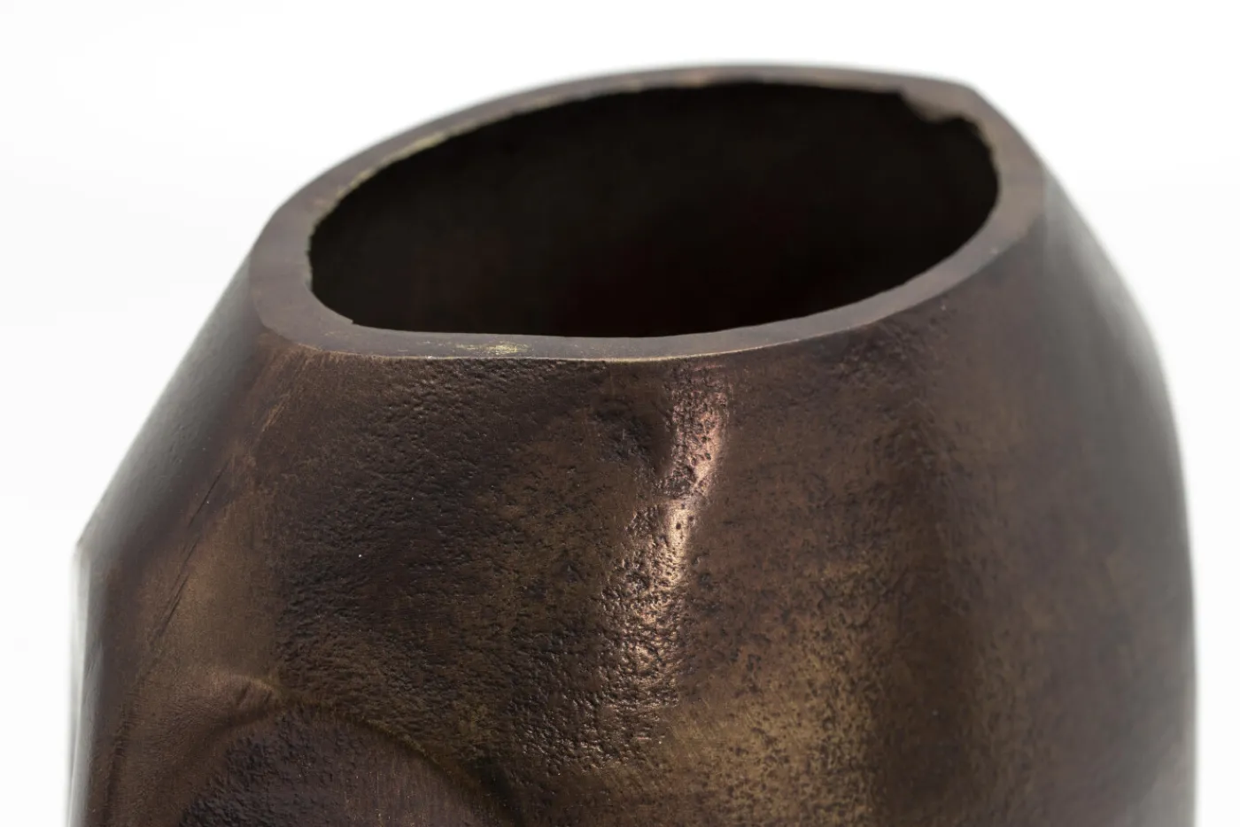 Pots Et Vases|Décoration<Flamant ORIENTAL, vase, métal, modèle 1, L Brun
