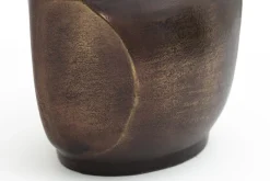 Pots Et Vases|Décoration<Flamant ORIENTAL, vase, métal, modèle 1, L Brun