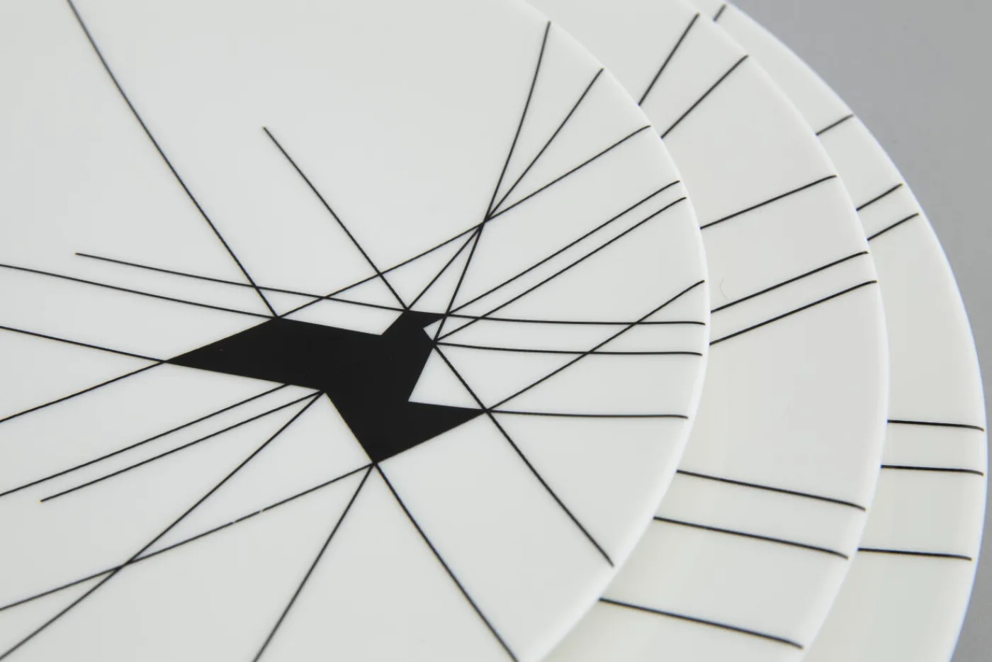 Flamant X Charles Kaisin<Flamant ORIGAMI, assiette, 31cm Mixte