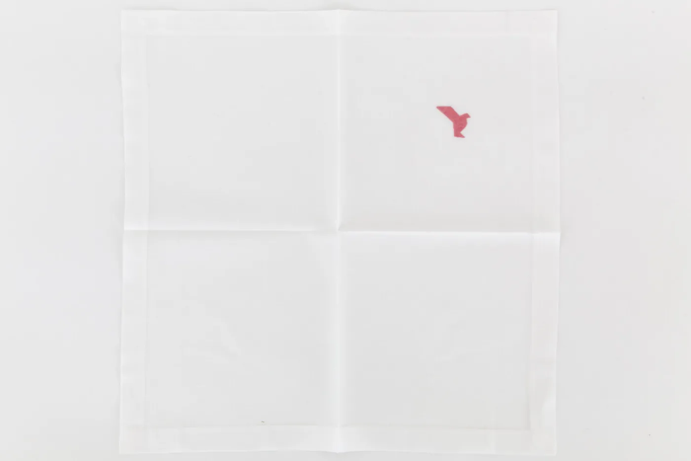 Flamant X Charles Kaisin<Flamant ORIGAMI, serviette, broderie, set de 6 Mixte