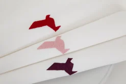 Flamant X Charles Kaisin<Flamant ORIGAMI, serviette, broderie, set de 6 Mixte