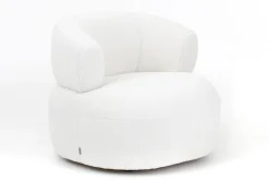 Fauteuils|Sièges<Flamant ORLANDO, fauteuil, bouclé, Blanc