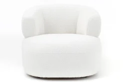 Fauteuils|Sièges<Flamant ORLANDO, fauteuil, bouclé, Blanc
