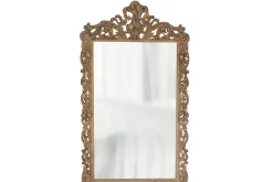 Miroirs|Décoration<Flamant OSMOND, miroir, sculpté, bois