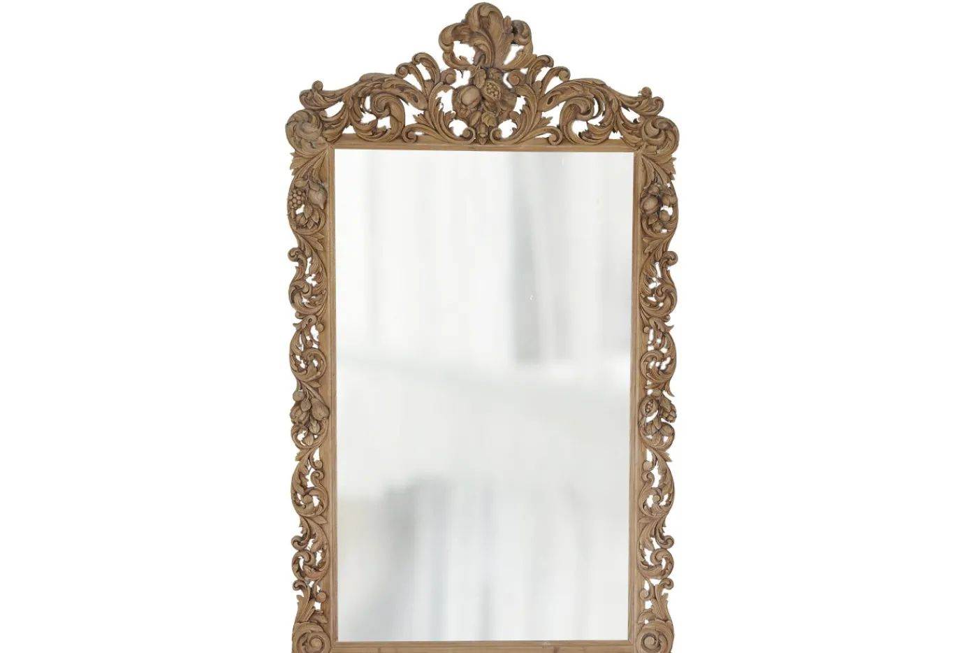 Miroirs|Décoration<Flamant OSMOND, miroir, sculpté, bois