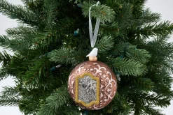 Boules De Noël|Boules De Noël<Flamant OSTER, boule de Noël Rose