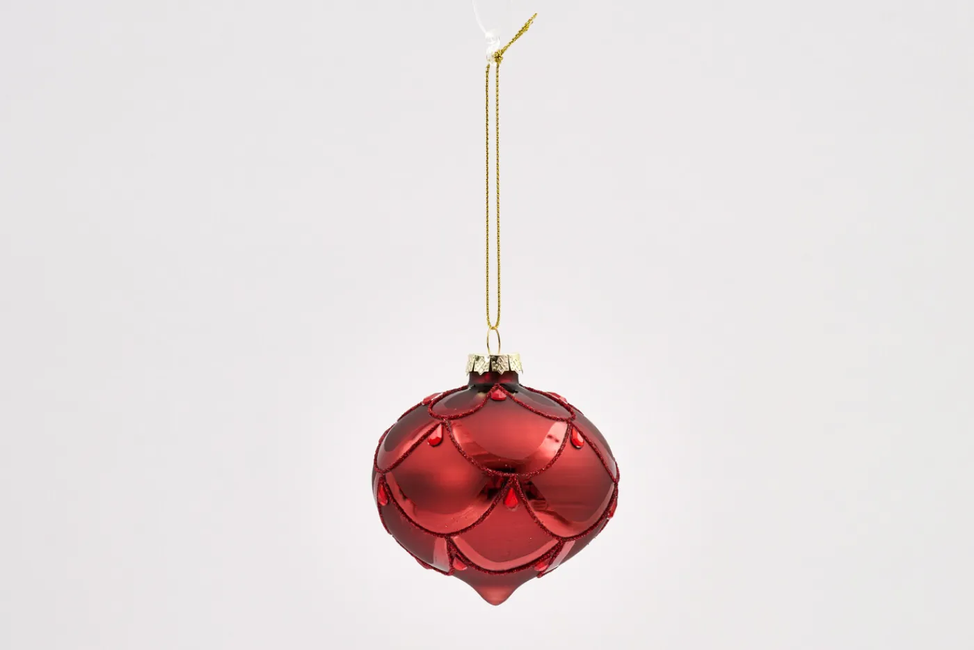 Boules De Noël|Boules De Noël<Flamant OYA, pendentif Noël, modèle 2 Rouge