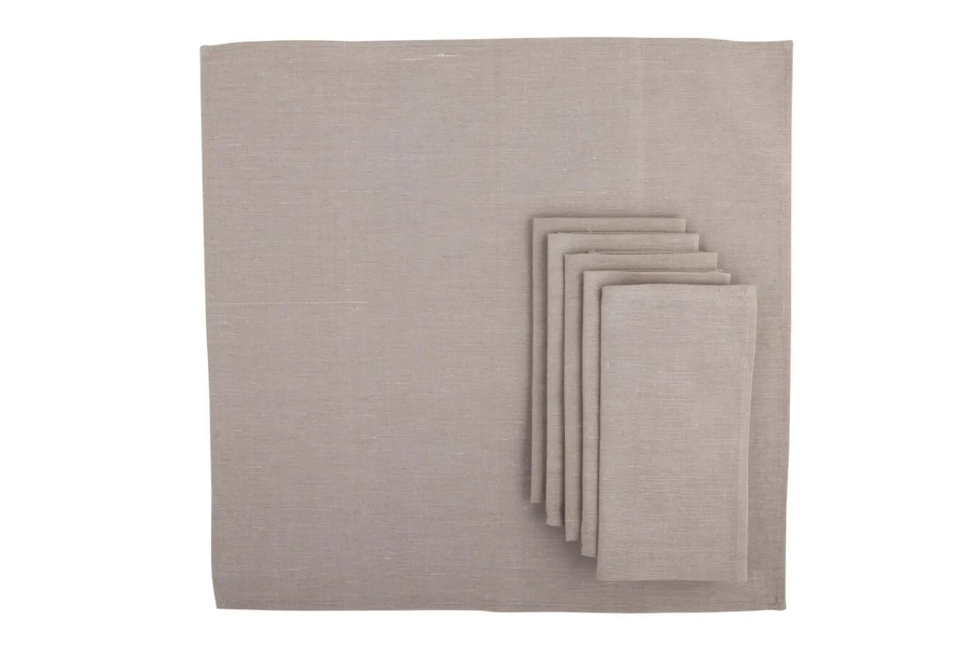 Serviettes|Textile<Flamant PHILLS, serviette, flax, set de 6 Blanccassé