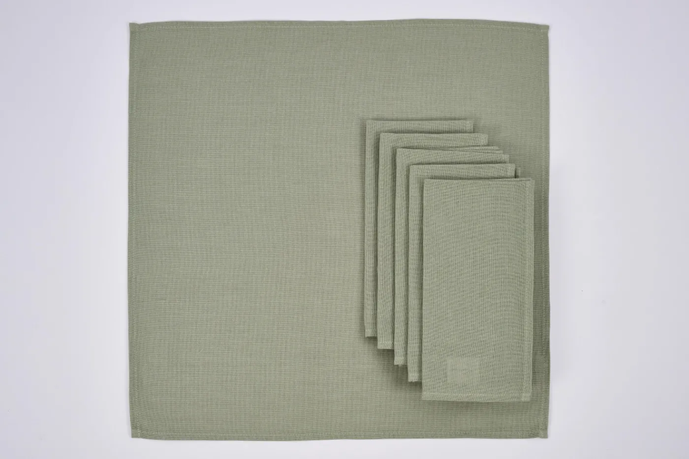 Serviettes|Textile<Flamant PHILLS, serviette, iceberg green, set de 6 Vert