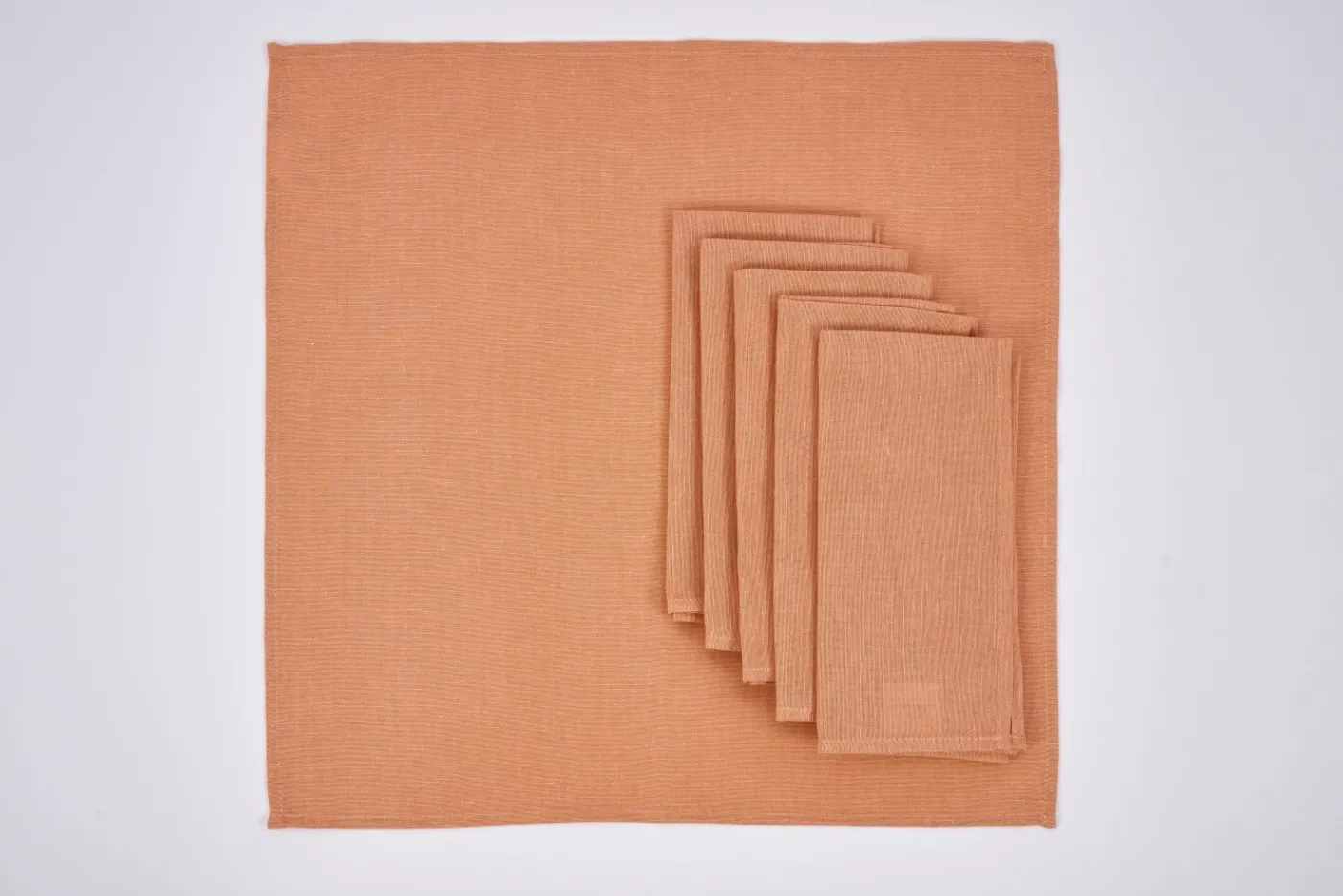 Serviettes|Textile<Flamant PHILLS, serviette, toasted nut, set de 6 Orange