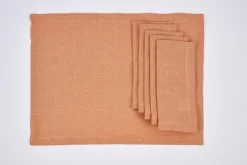 Sets De Table Et Porte-Couverts|Textile<Flamant PHILLS, set de table, toasted nut, set de 6 Orange
