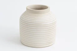 Pots Et Vases|Décoration<Flamant PIETRO, vase, agrile Blanccassé