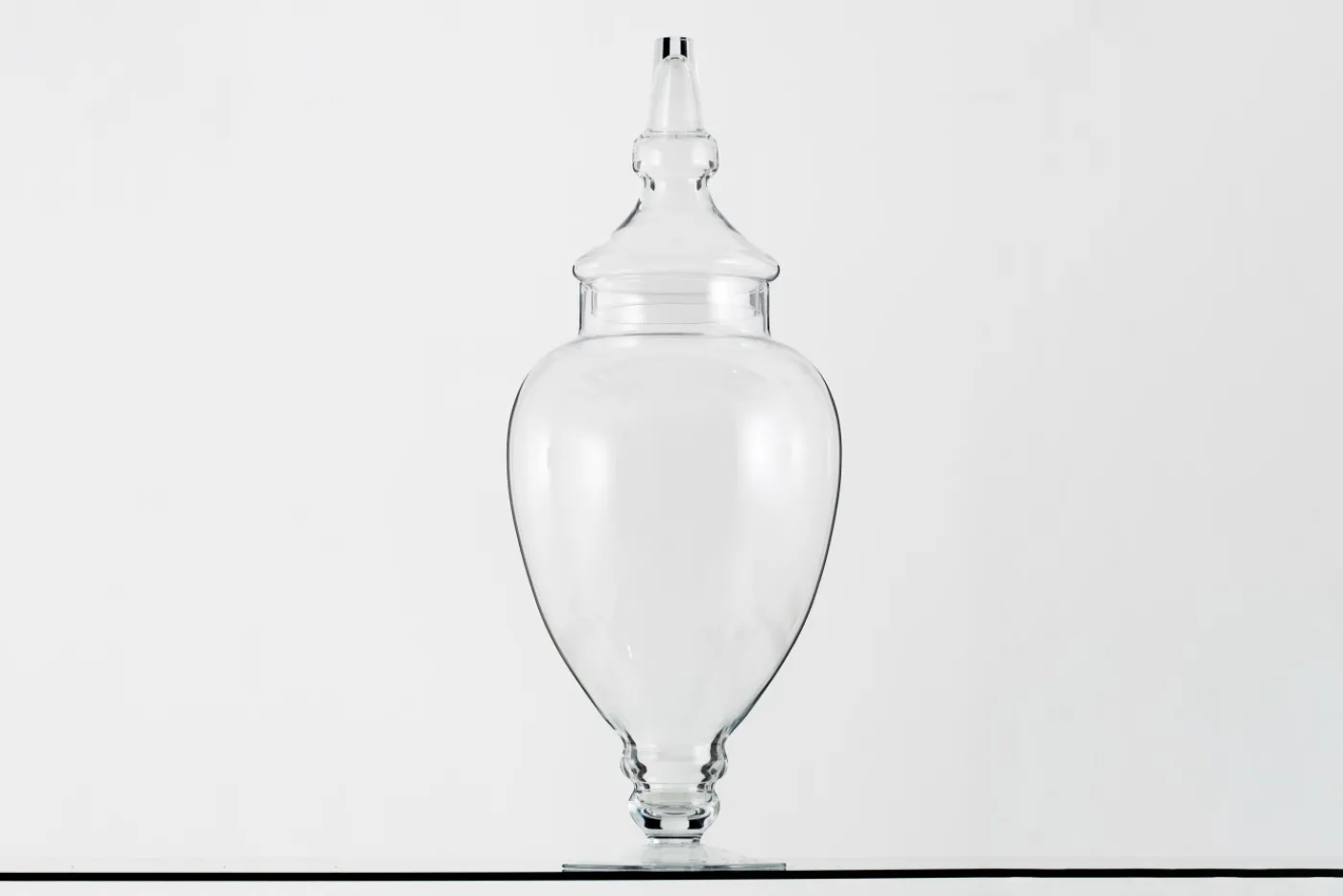 Bonbonnières|Bonbonnières<Flamant PIKE, bonbonnière, verre, L Transparent