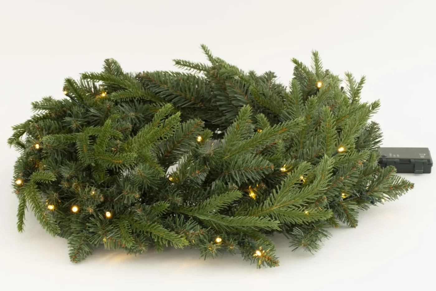 Couronnes De Noël|Couronnes De Noël<Flamant PINUS, Guirlande de Noël, avec 50 leds, 50cm Vert
