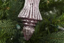 Boules De Noël|Boules De Noël<Flamant PIVOINE, pendentif Noël, modèle 2 Rose
