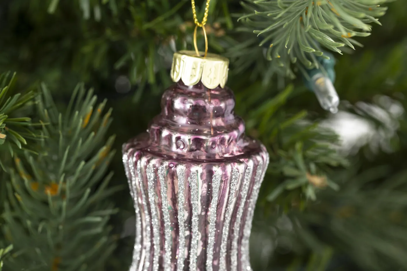 Boules De Noël|Boules De Noël<Flamant PIVOINE, pendentif Noël, modèle 2 Rose