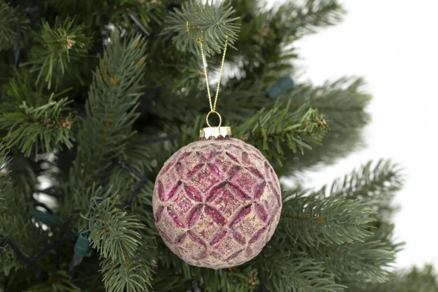 Boules De Noël|Boules De Noël<Flamant POPA, boule de Noël Rose