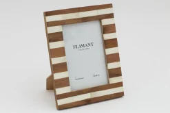 Cadres Photo|Cadres Photo<Flamant PORDIS, cadre photo, bois et os, 13x18 Mixte