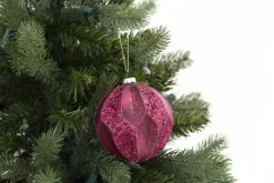 Boules De Noël|Boules De Noël<Flamant POXY, boule de Noël Rose