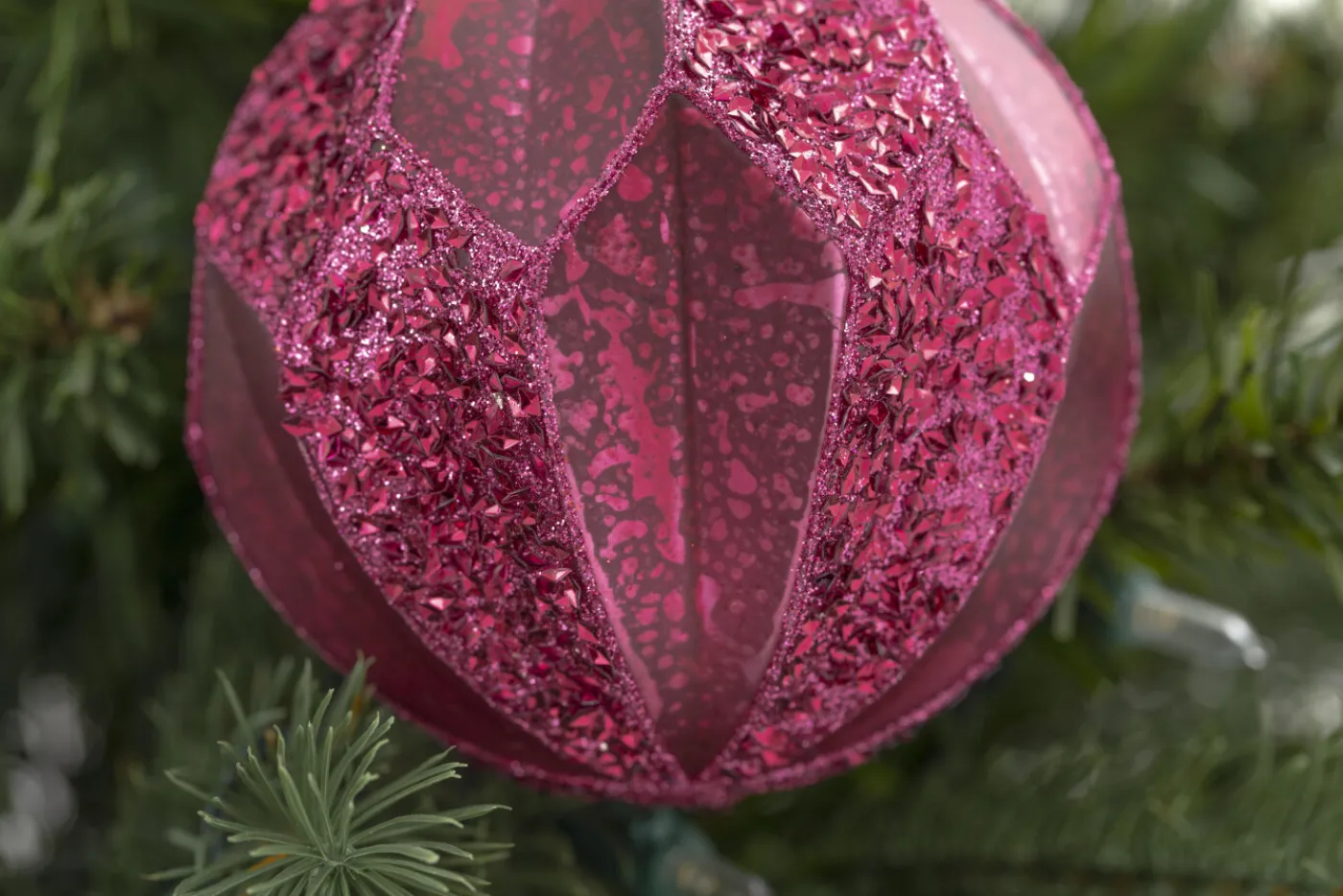 Boules De Noël|Boules De Noël<Flamant POXY, boule de Noël Rose