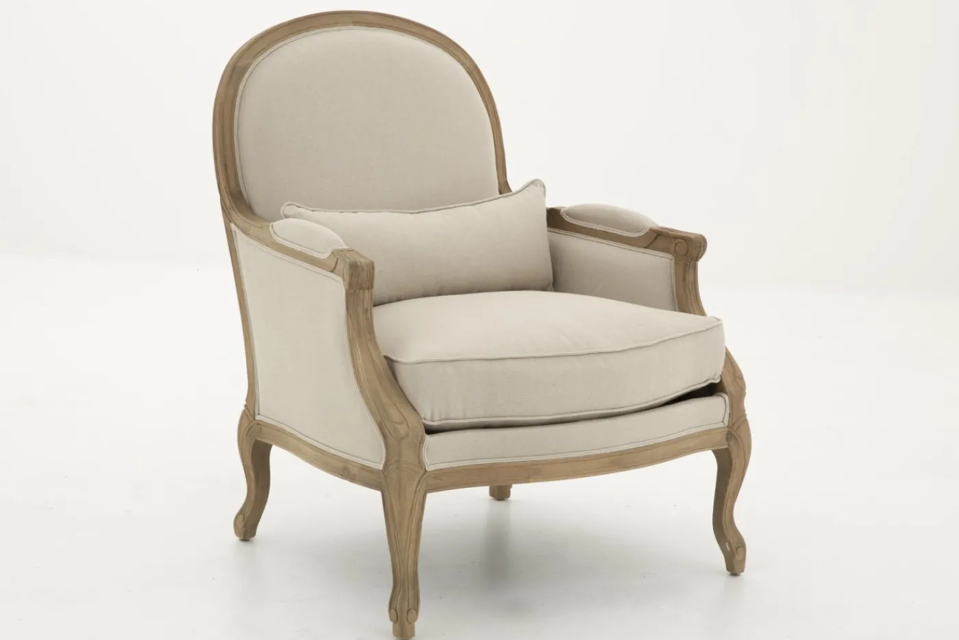 Fauteuils|Sièges<Flamant RANOMI, fauteuil, lin naturel Blanccassé