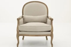 Fauteuils|Sièges<Flamant RANOMI, fauteuil, lin naturel Blanccassé