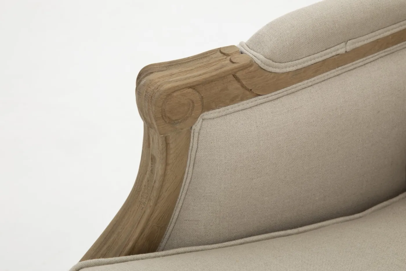 Fauteuils|Sièges<Flamant RANOMI, fauteuil, lin naturel Blanccassé