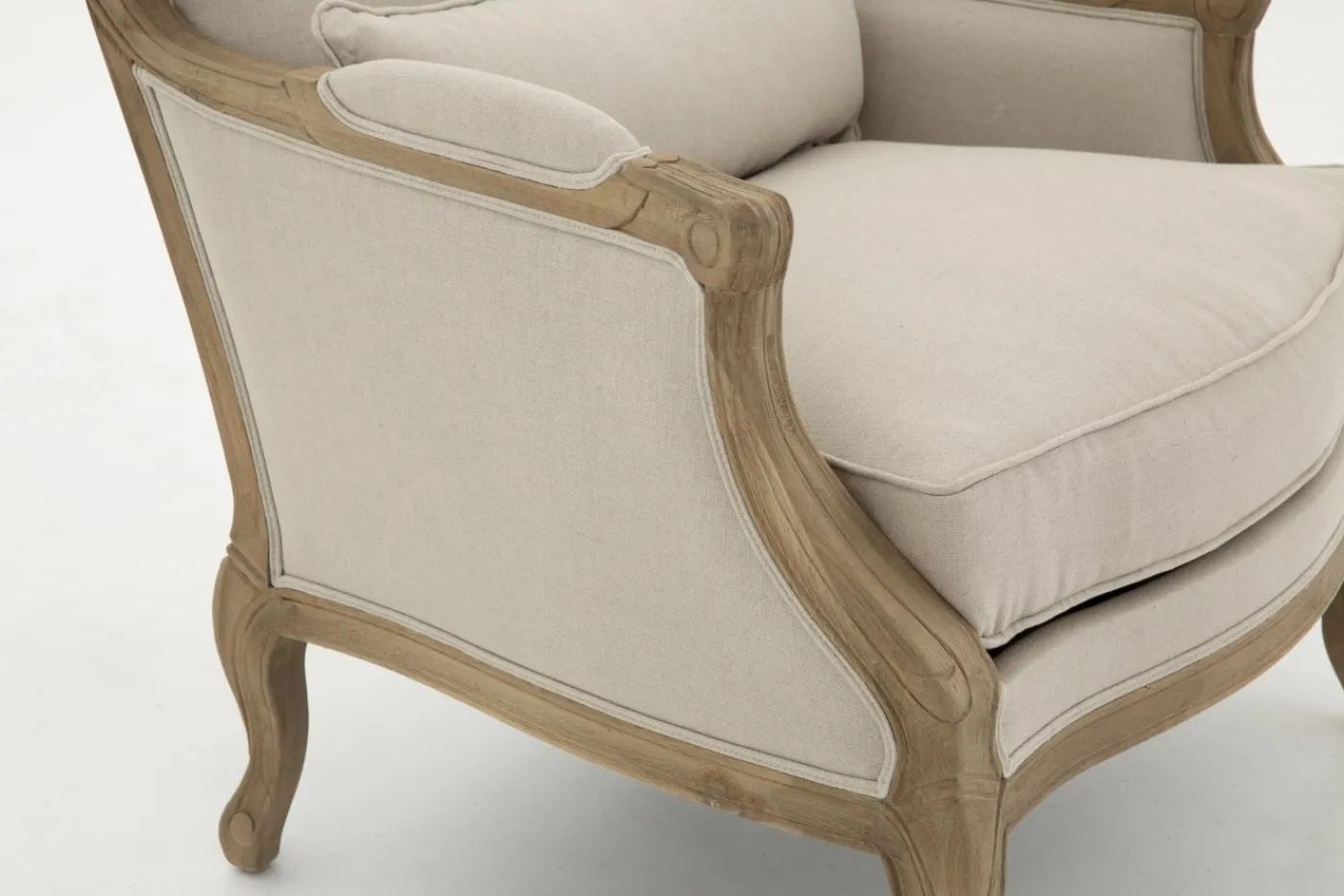 Fauteuils|Sièges<Flamant RANOMI, fauteuil, lin naturel Blanccassé