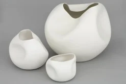 Pots Et Vases|Décoration<Flamant REYNOLDS, vase, céramique, , modèle 3 Blanc