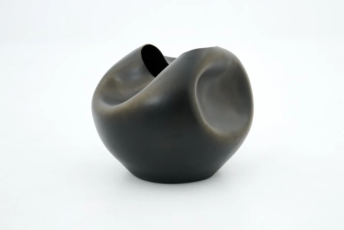 Décoration|Pots Et Vases<Flamant REYNOLDS, vase, céramique, bronze, modèle 1 Brun