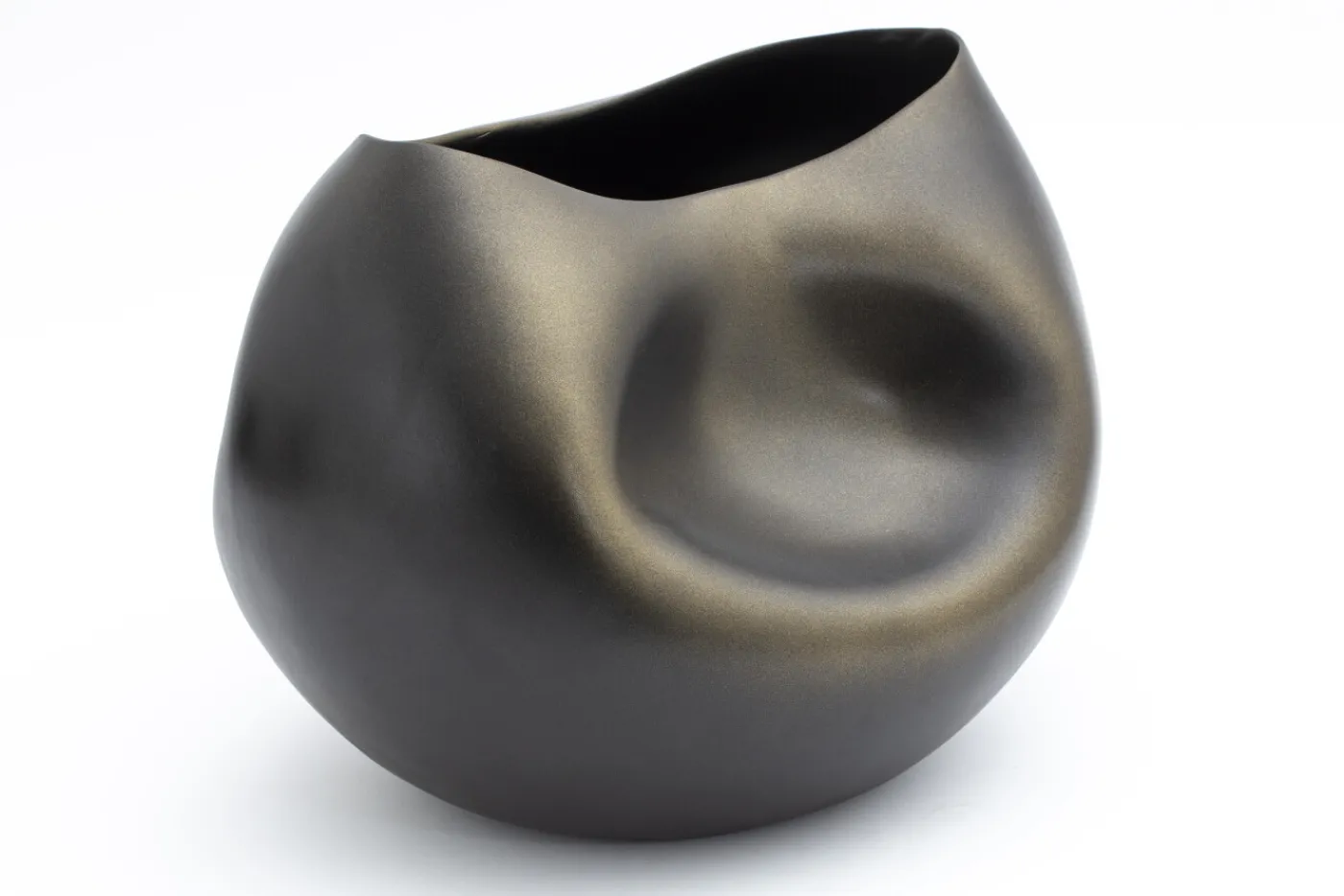 Décoration|Pots Et Vases<Flamant REYNOLDS, vase, céramique, bronze, modèle 3 Brun