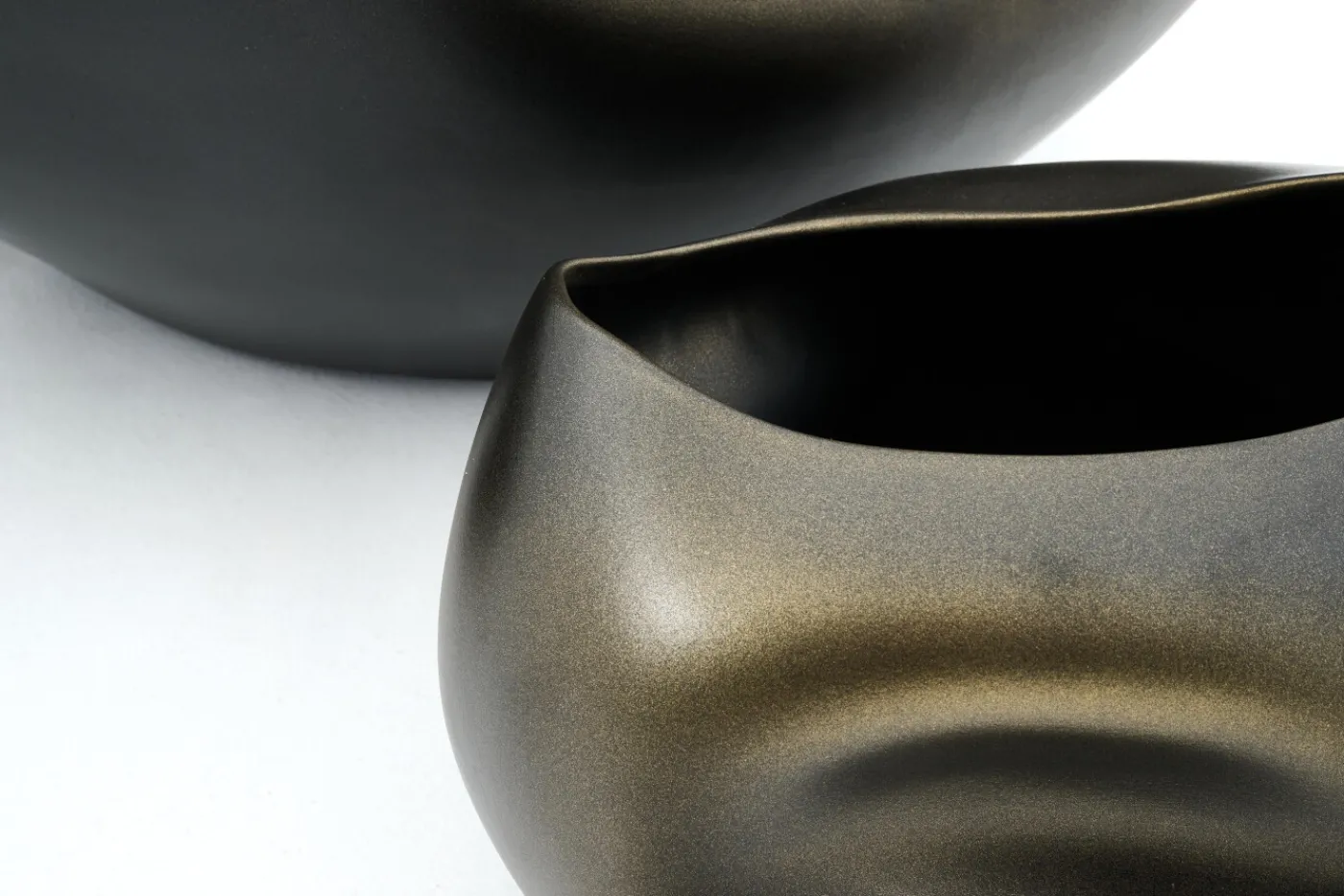 Décoration|Pots Et Vases<Flamant REYNOLDS, vase, céramique, bronze, modèle 3 Brun