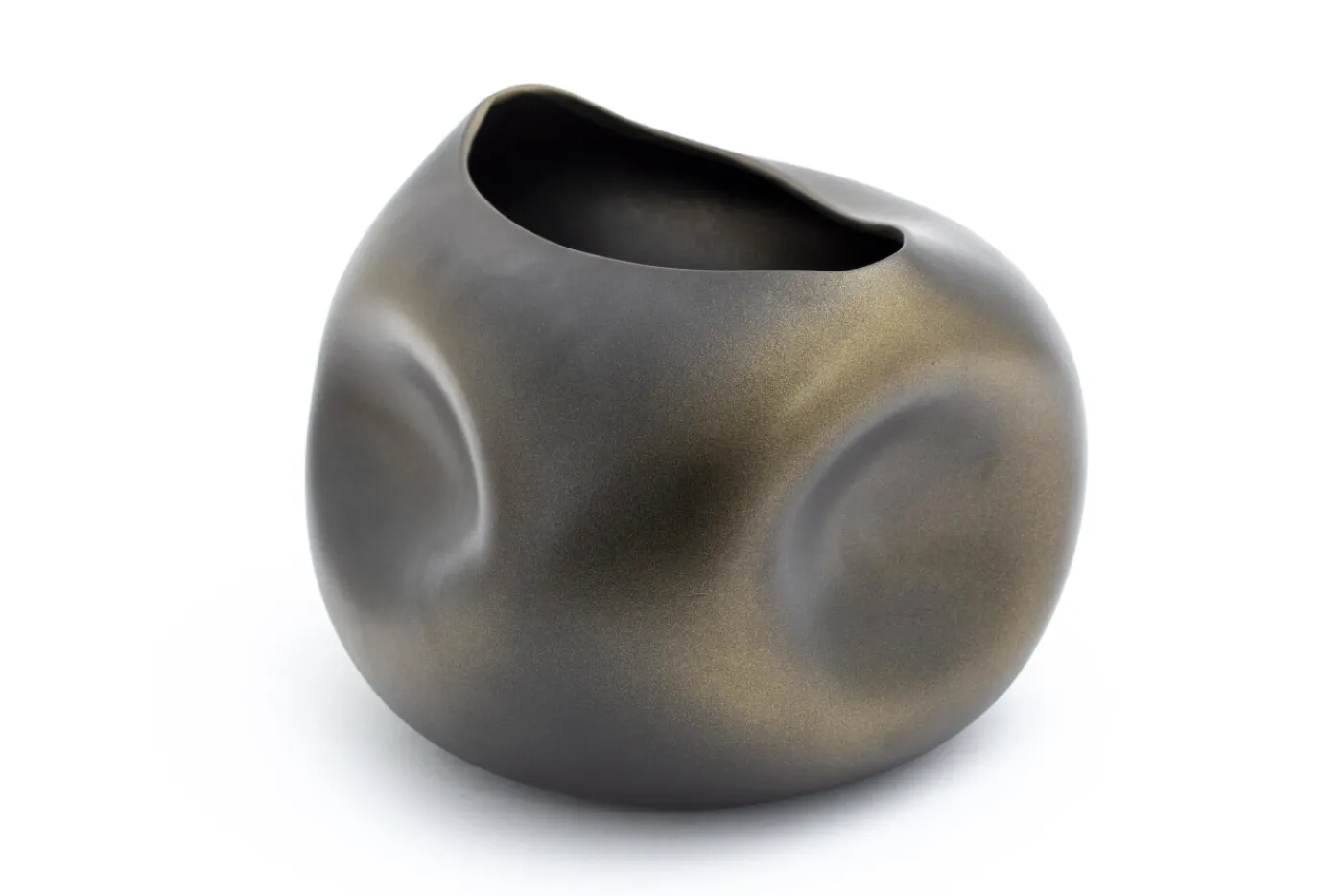 Décoration|Pots Et Vases<Flamant REYNOLDS, vase, céramique, bronze, modèle 4 Brun