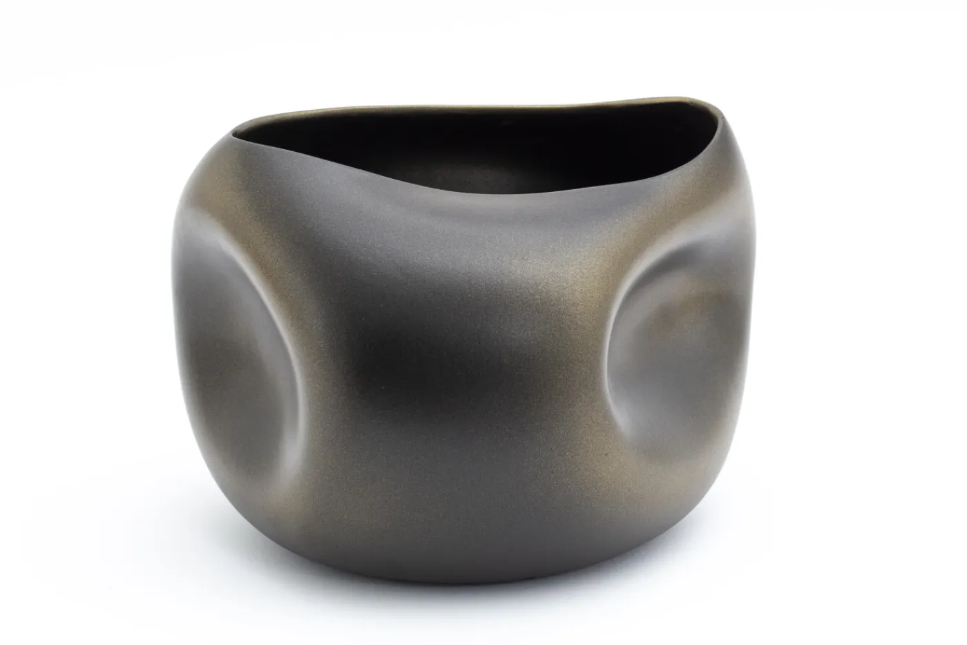 Décoration|Pots Et Vases<Flamant REYNOLDS, vase, céramique, bronze, modèle 4 Brun