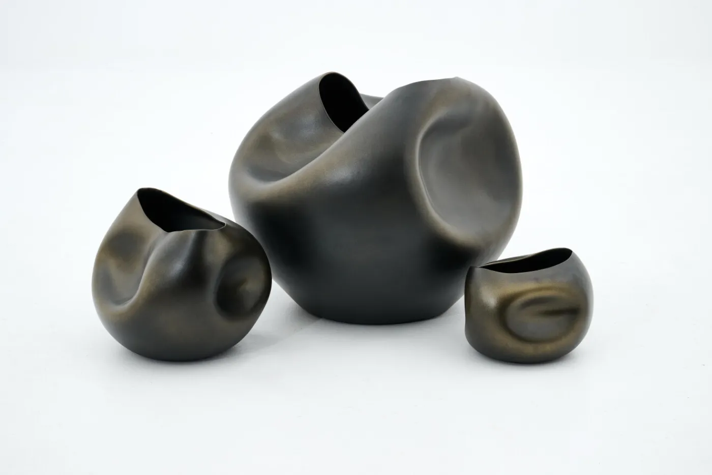 Décoration|Pots Et Vases<Flamant REYNOLDS, vase, céramique, bronze, modèle 4 Brun