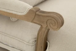 Fauteuils|Sièges<Flamant RICHELLE, chaise longue, lin naturel Blanccassé