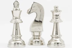 Statuettes Et Objets|Décoration<Flamant ROBBINS, pièce d'échecs, reine, nickel Argent