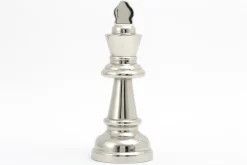 Statuettes Et Objets|Décoration<Flamant ROBBINS, pièce d'échecs, roi, nickel Argent