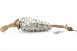 Boules De Noël|Boules De Noël<Flamant RODNEY, pendentif Noël, avec leds Argent
