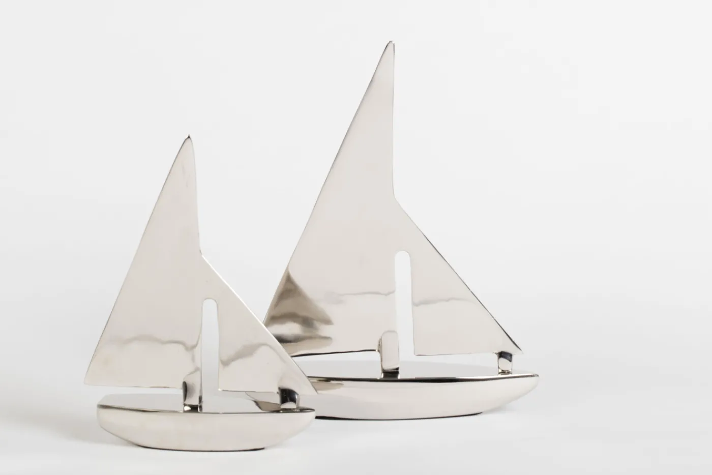 Statuettes Et Objets|Décoration<Flamant ROHAN, voilier, nickel, L Argent