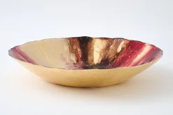Plats|Plats<Flamant RUBIO, coupe, verre, L Rouge