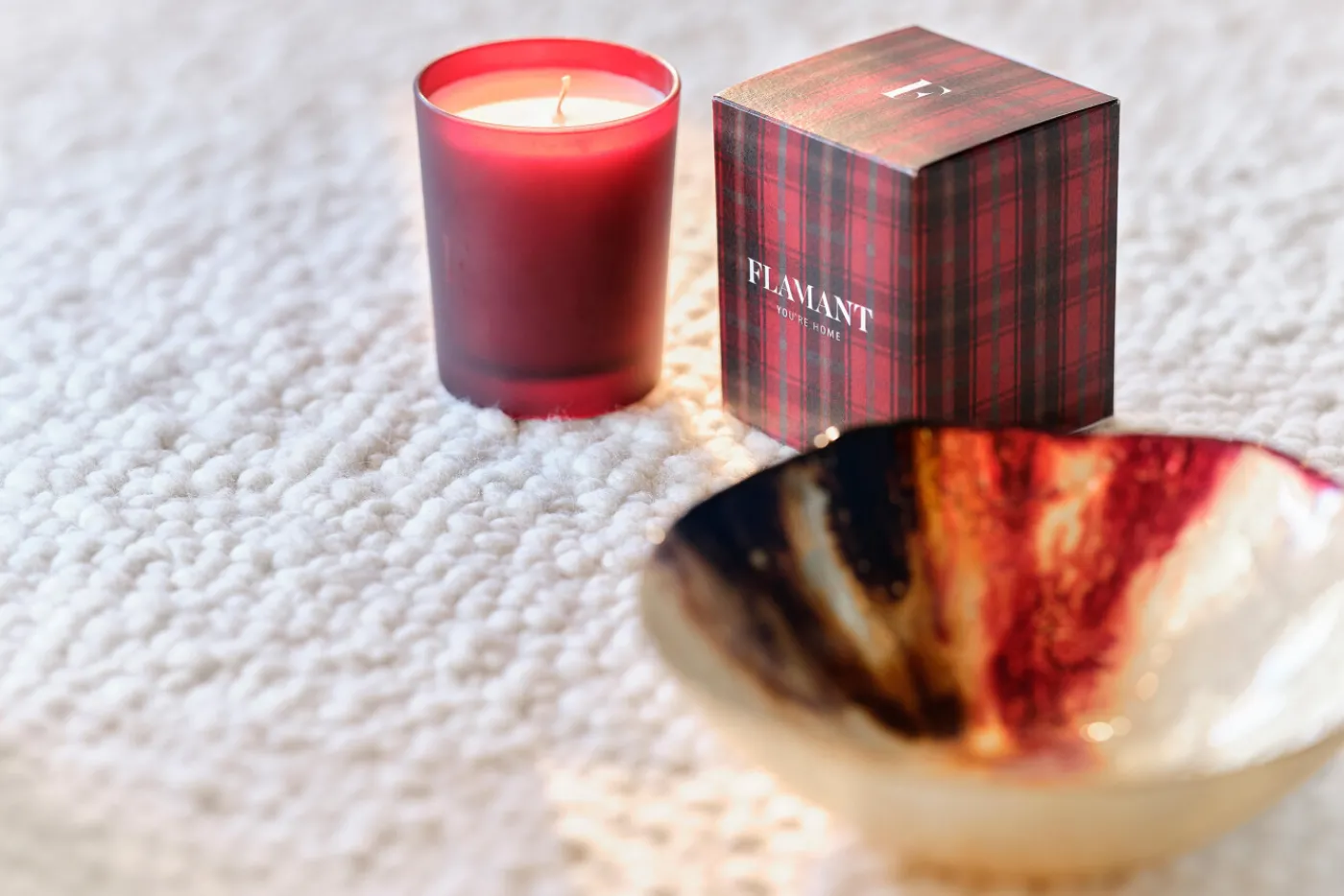 Plats|Plats<Flamant RUBIO, coupe, verre, S Rouge
