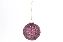 Boules De Noël|Boules De Noël<Flamant RUSTICA, boule de Noël Rose
