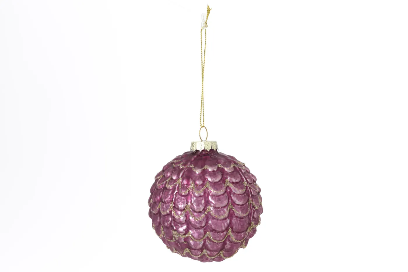 Boules De Noël|Boules De Noël<Flamant RUSTICA, boule de Noël Rose